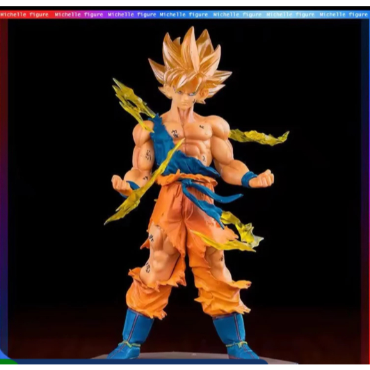 Anime Dragon Ball Son Goku Super Saiyan Action Figure | Shopee Brasil