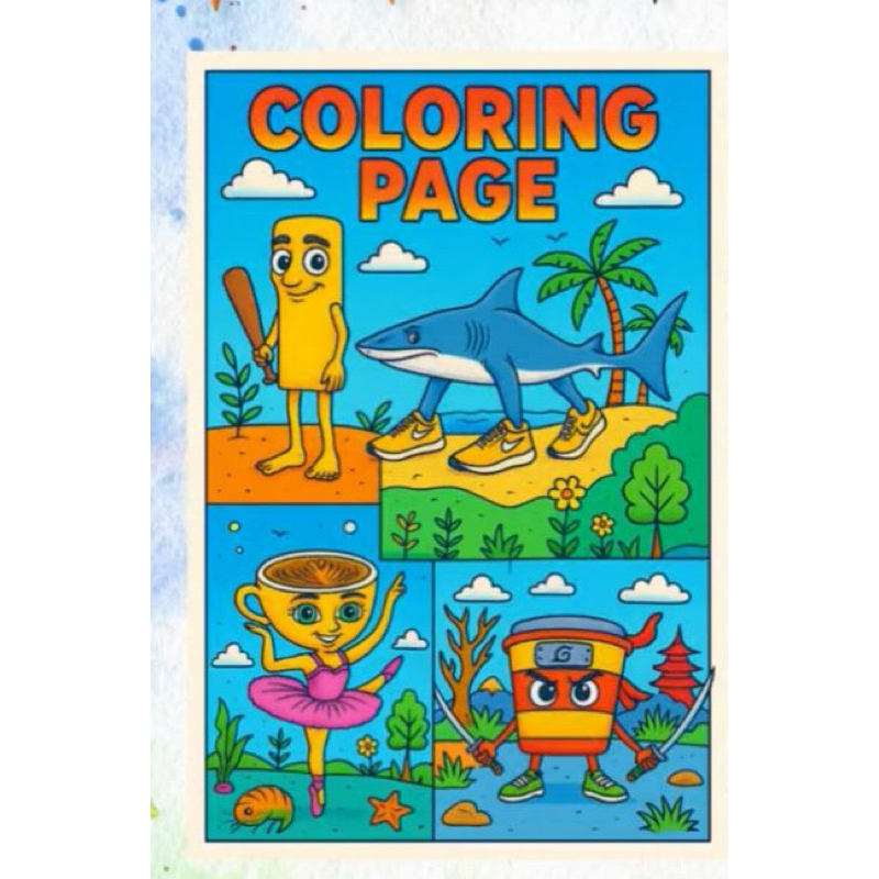 Livro de colorir Brainroot 180g Capa dura A5 | Shopee Brasil