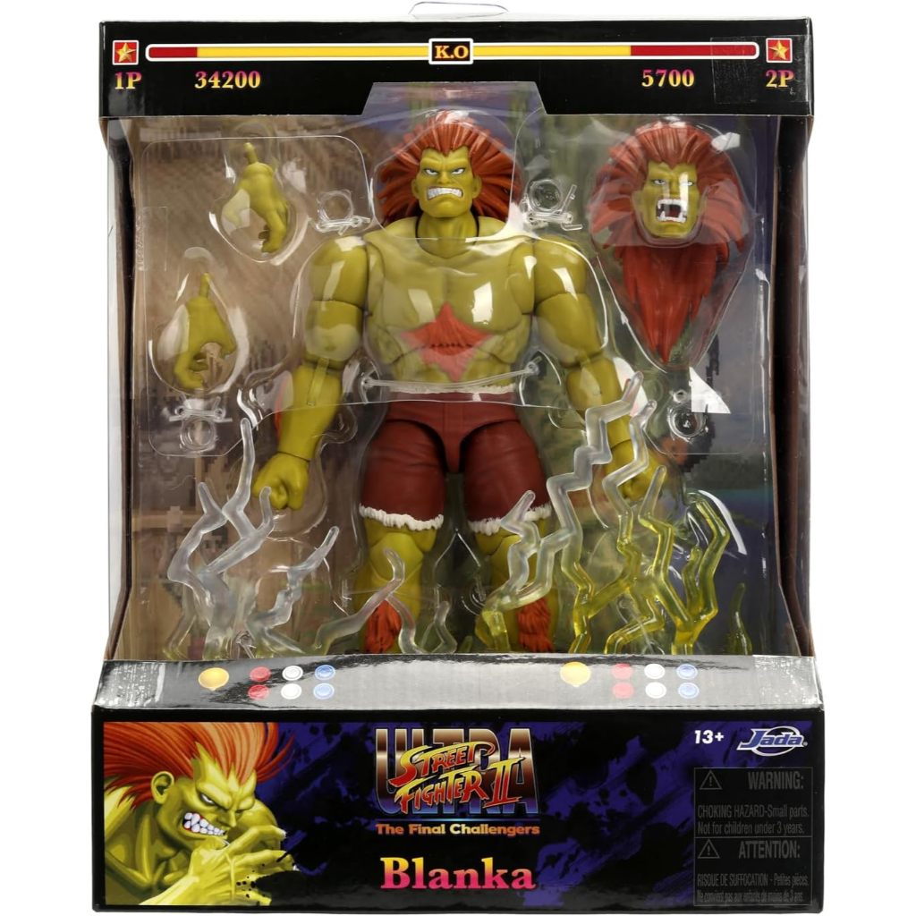Figuras Ultra Street Fighter II Jada Toys - Ryu - Ken - Bison