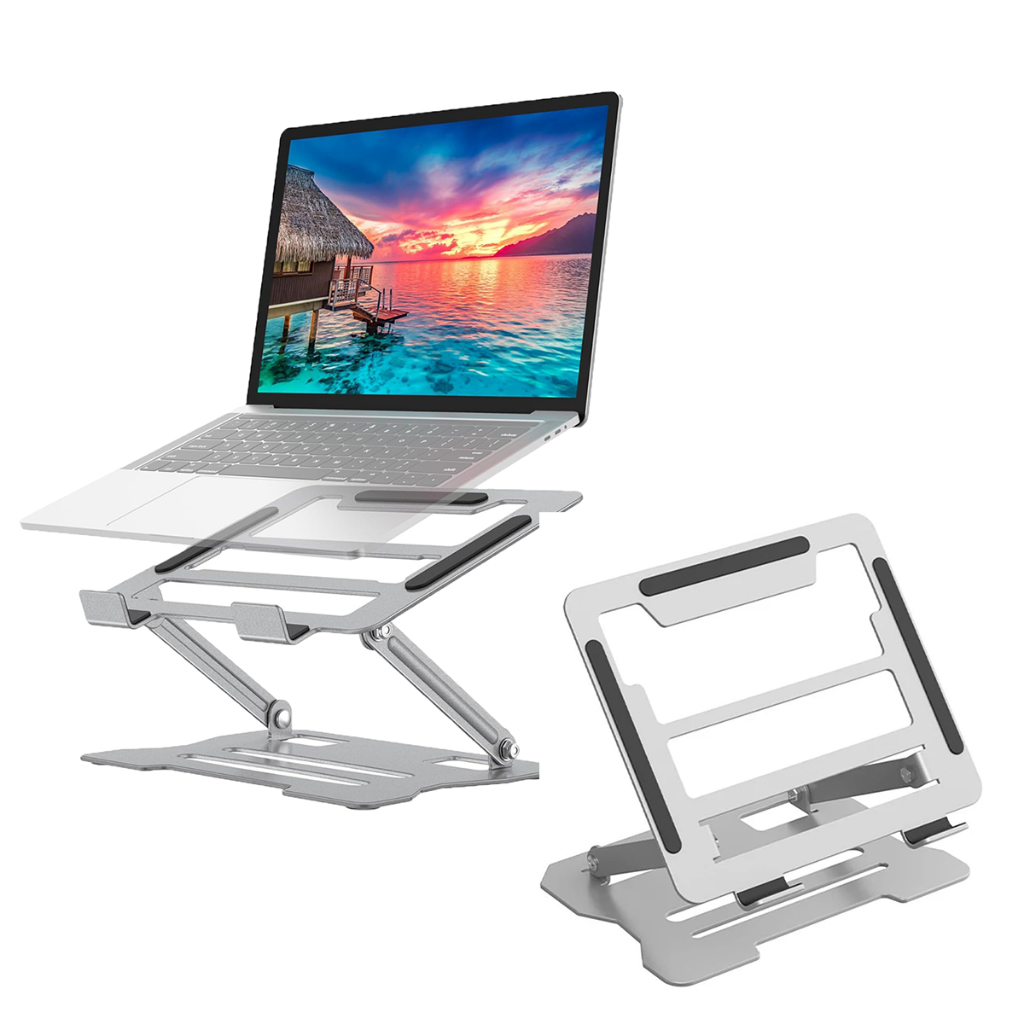 Suporte Metal De Mesa Para Notebook Aero Stand Ate 17 Polegados