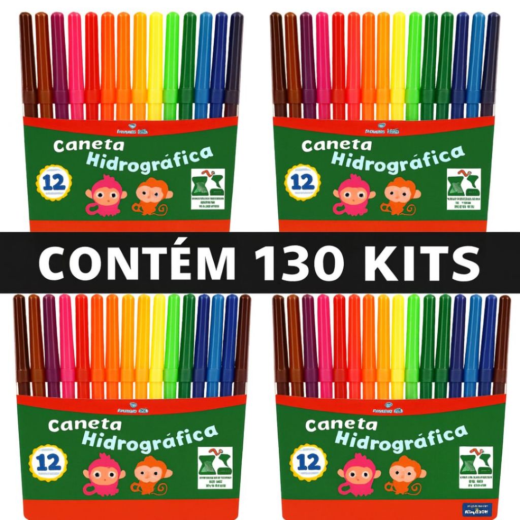 プチドロ 10枚セット Kit Combo Canetinha Hidrográfica Leo&Leo – Atacado Pacotes (12