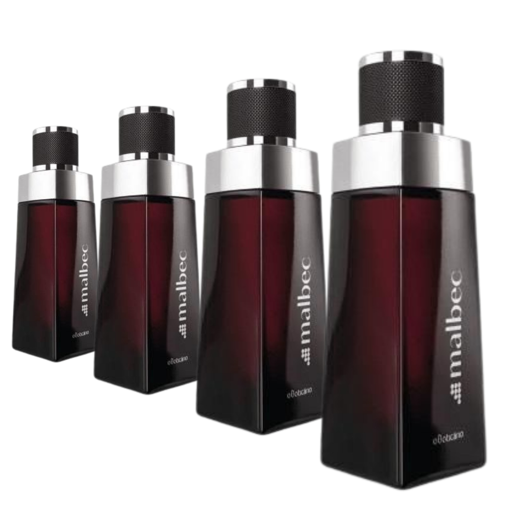 Kit 4 Perfumes Masculino Malbec Amadeirado Intenso - 100ml em Oferta na Shopee
