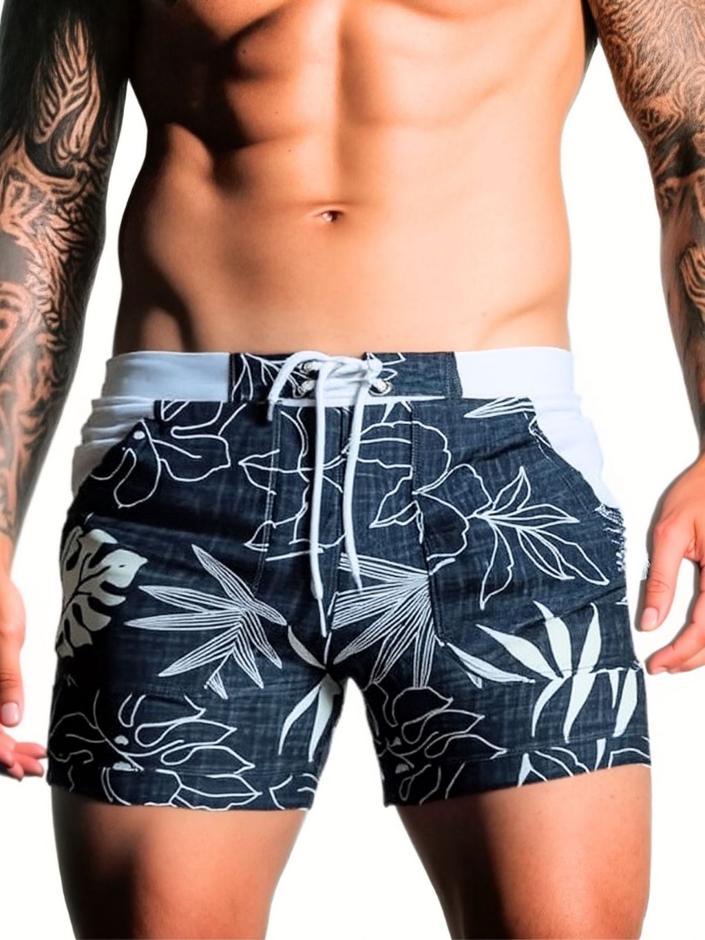 Sunga Short Danger Flower - Bienpati - Forro completo - Secagem