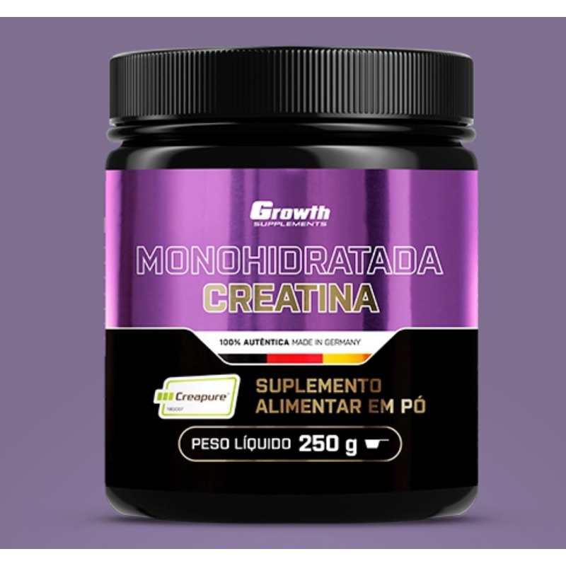 Creatina Monohidratada ou Creapure Growth Suplements Original 100% Pura ...