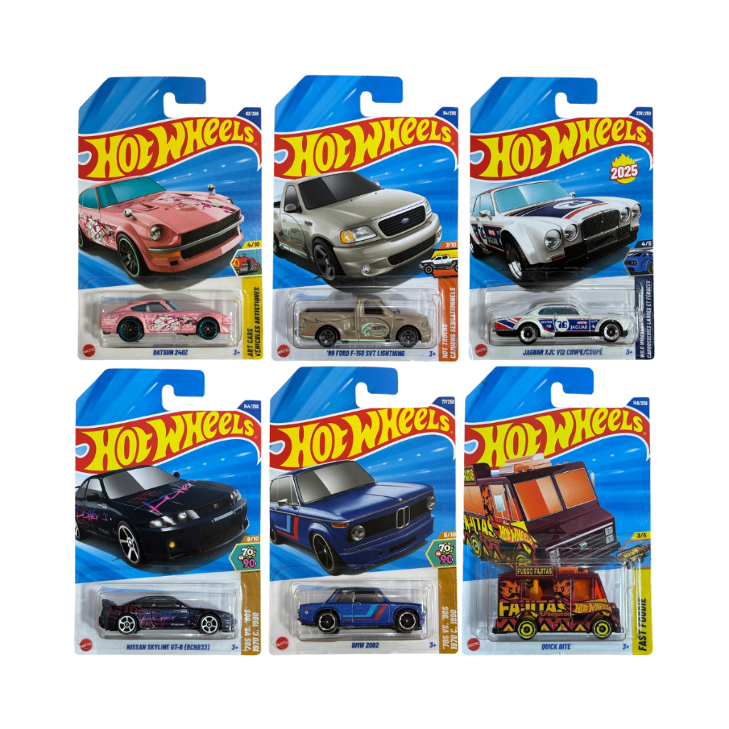 Hot Wheels Linha Básica | Originais Mattel | Miniaturas 1:64