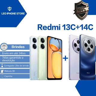 Smartphone Celular Xiaomi Redmi 14c/13c 256gb 8gb RAM 128gb 4gb Dual Sim 50MP Global 14 c Lançamento