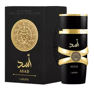 Perfume Lattafa Asad Preto Eau de Parfum Masculino Original - 100ml