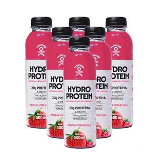 Kit 6 Moving Hydro Isotônico Frutas Vermelhas 20g Proteína