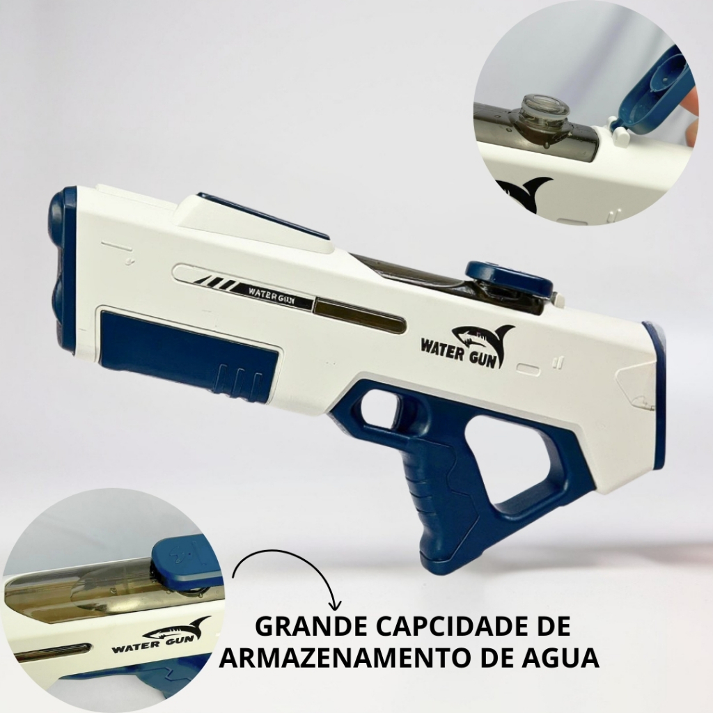 Arminha de Água Elétrica com Disparo Rápido e Longo Alcance - Design à ...