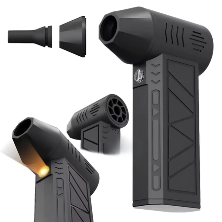 Soprador Turbo à Jato Portátil 130.000 RPM – Motor Brushless, Sem Fio e Super Potente