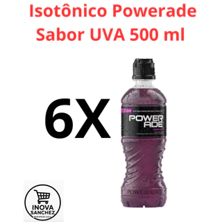 Isotônico Sabor Uva Powerade 500ml
