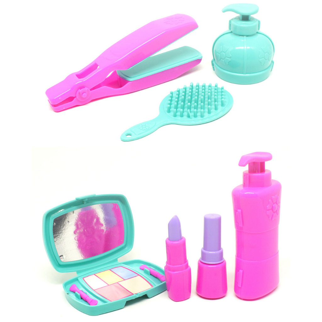 Kit Beleza brinquedo Infantil faz de conta menina modelo maquiagem ...