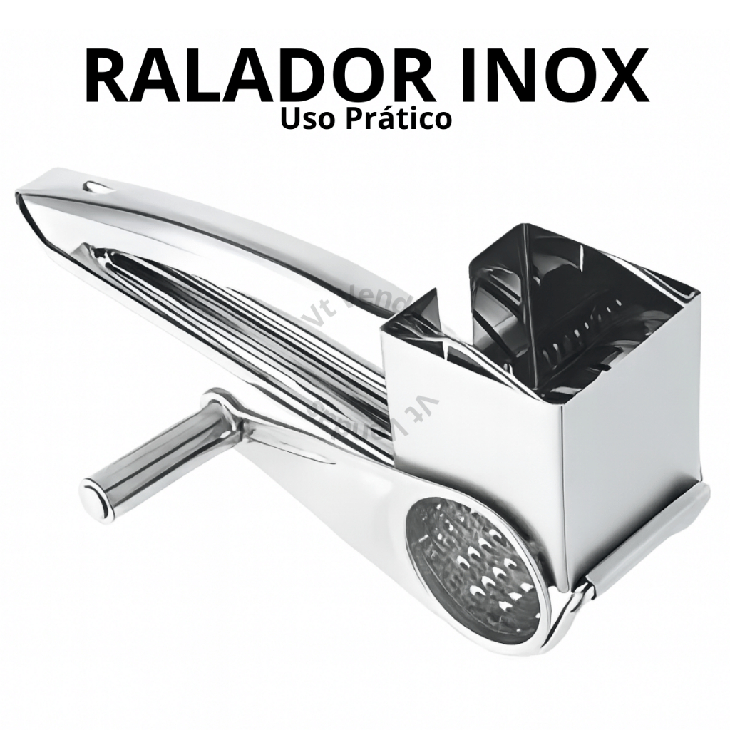 Ralador De Queijo Inox Profissional Triturador Manual De Queijos ...