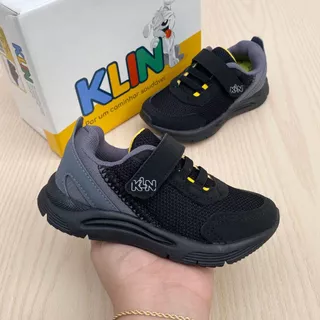 Tênis Sapato Escolar Infantil Menino Klin Mini Confortável Anatômico Esportivo em Oferta na Shopee