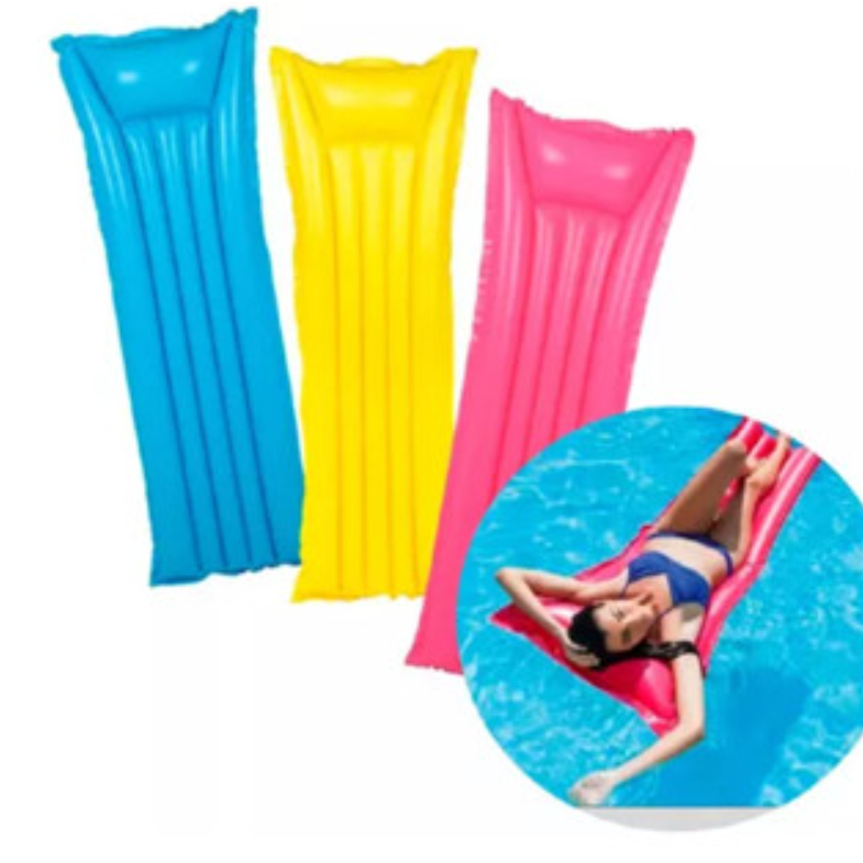 Materassino Gonfiabile Intex Razzle Dazzle 183x69 Cm – Con Cuscino, Portata 100 Kg
