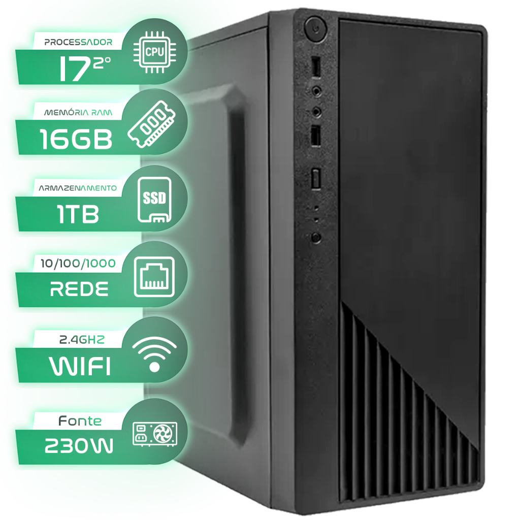 Foto de Pc Computador I7 Intel Core Ssd 1tb Memoria 16gb