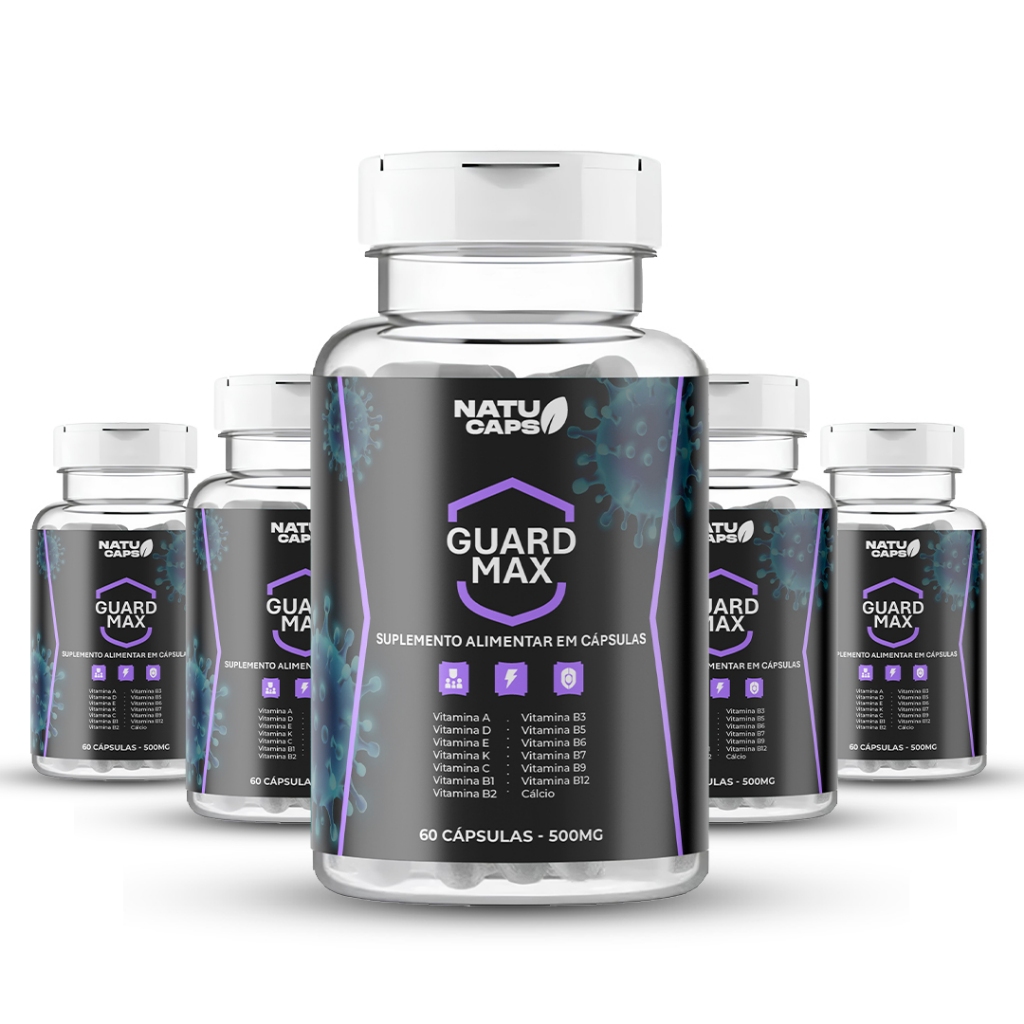 Kit Guardmax Suplemento Alimentar Foco Energia Imunidade | Shopee Brasil