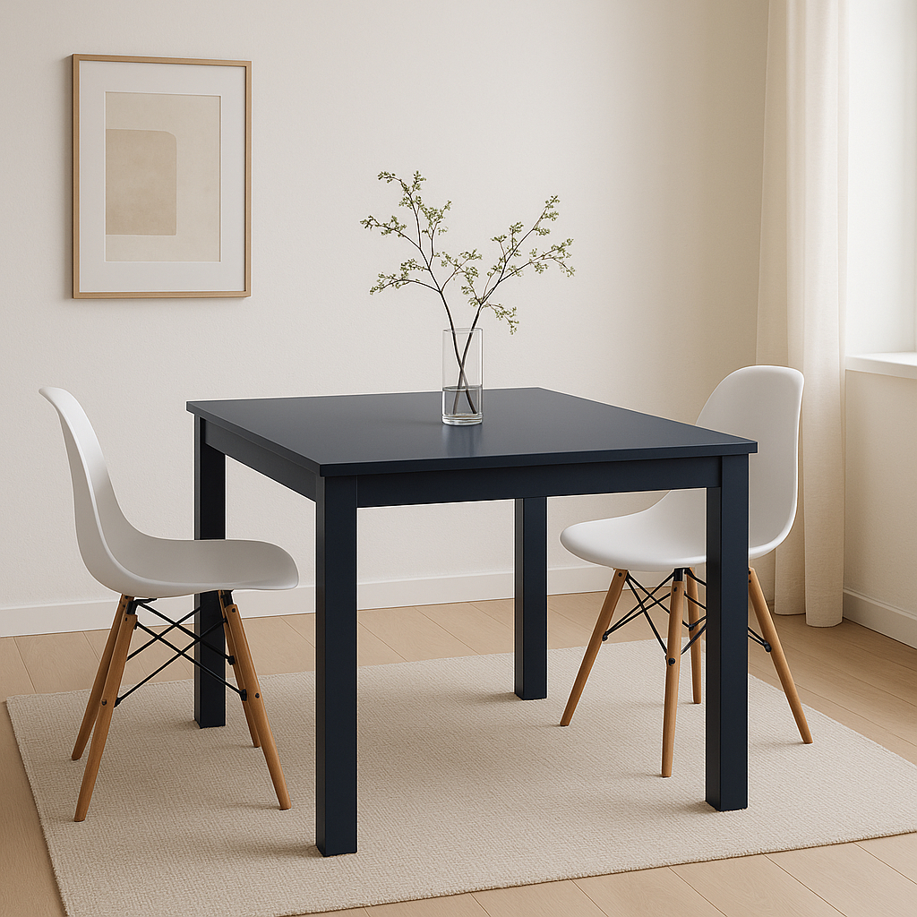 Conjunto Mesa Retangular de Madeira com 2 Cadeiras - Ideal para Sala de ...