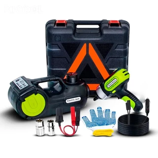 Kit Macaco Elétrico 4 Em 1 Compressor Chave De Impacto em Oferta na Shopee