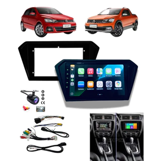 Central Multimídia Gol G7 CarPlay 16/24 Sem Fio 9 Polegadas e Câmera de Ré