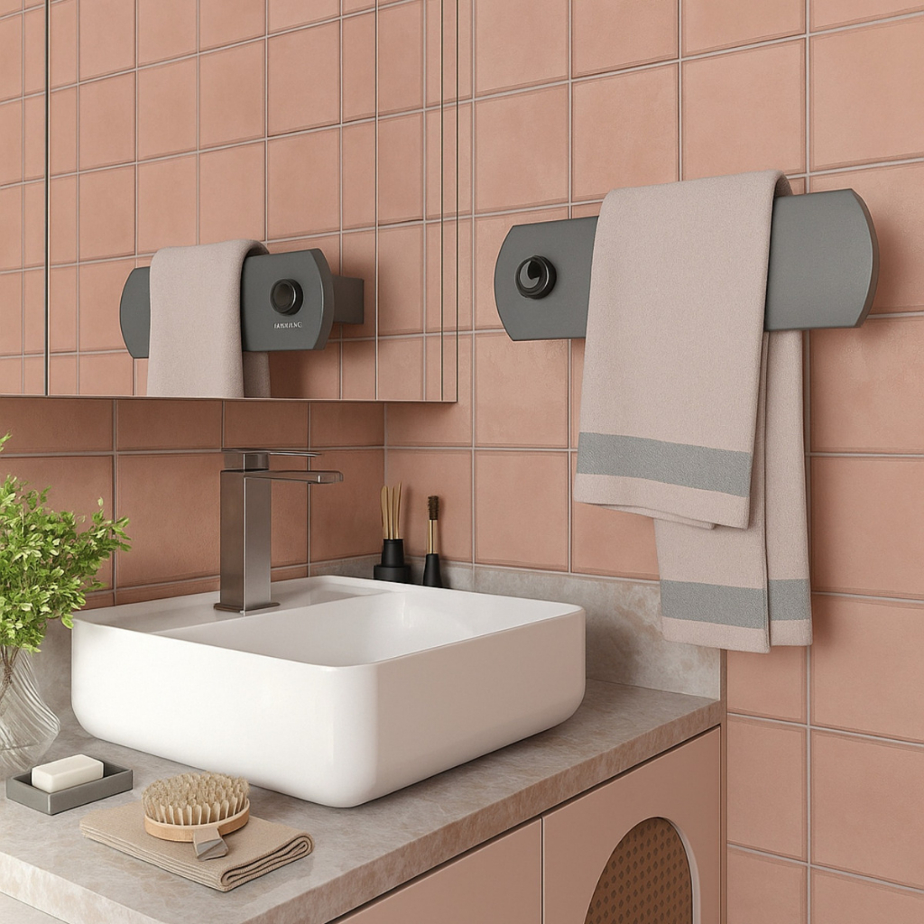 Toalheiro Eletrico Termico Thermolux Smart Inteligente com App Tendencia de Luxo Alto padrão música