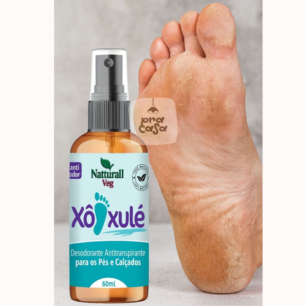 Kit Xo Xulé Desodorante Antitranspirante Para os Pés e Calçados ...