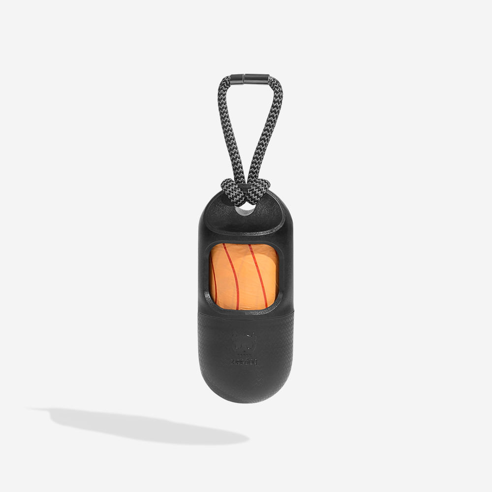 Cata Caca Zeedog Poop Bag Dispenser Zeedog (porta Saquinhos) Preto