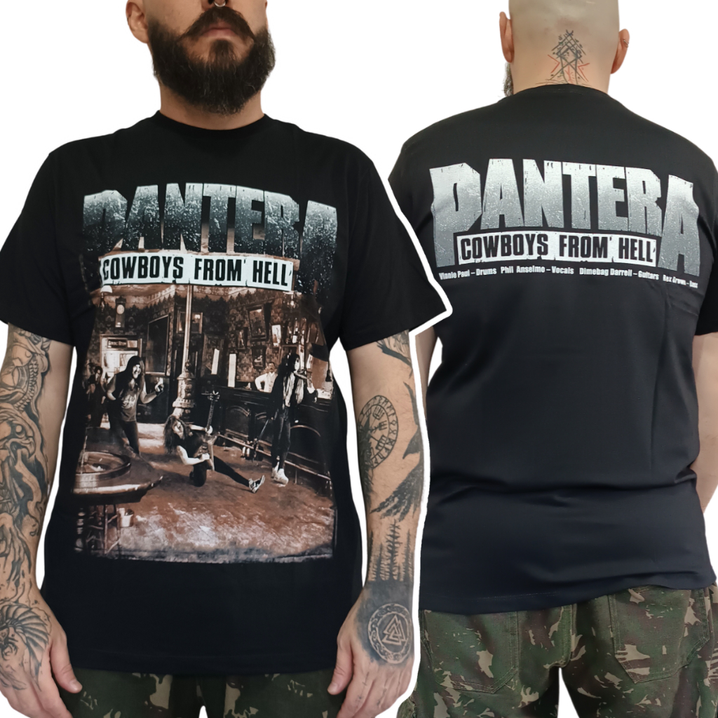 Camiseta Pantera - Cowboys from Hell | Shopee Brasil