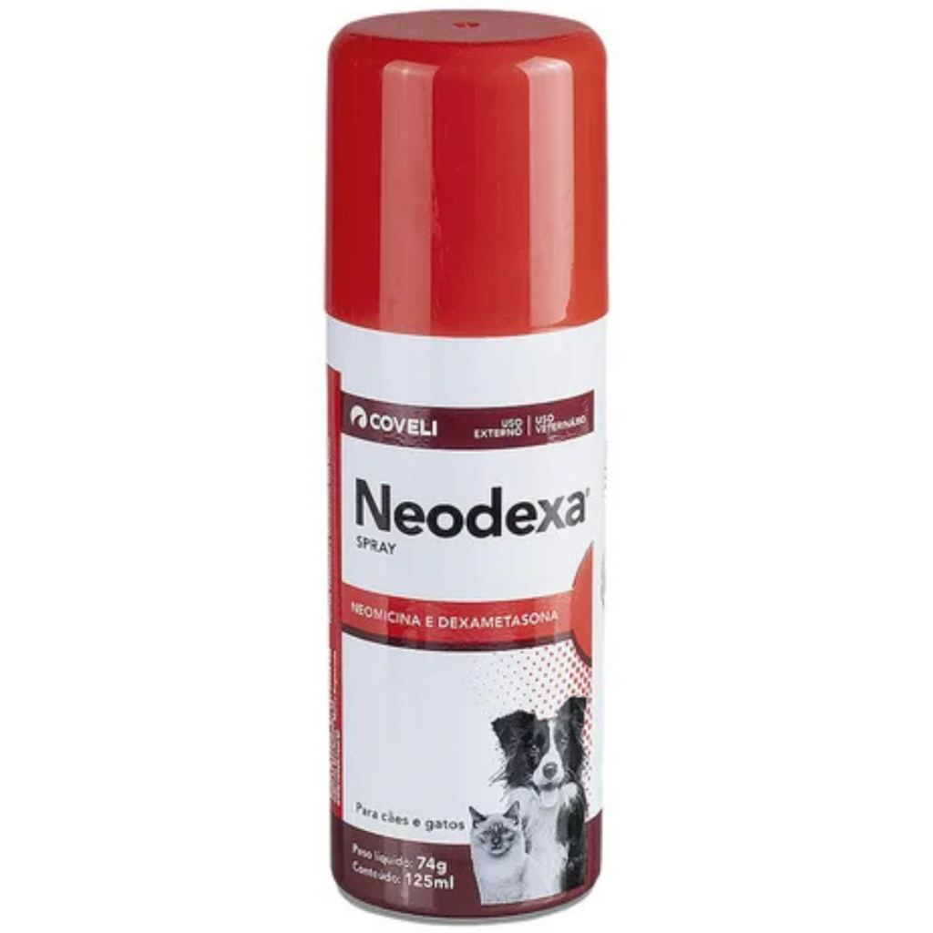 Neodexa Spray Para Cães E Gatos 125 Ml Coveli | Shopee Brasil