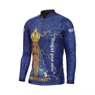 Camiseta Agro Padroeira Unissex Manga Longa Com Proteção Solar Uv50+ Dryfit