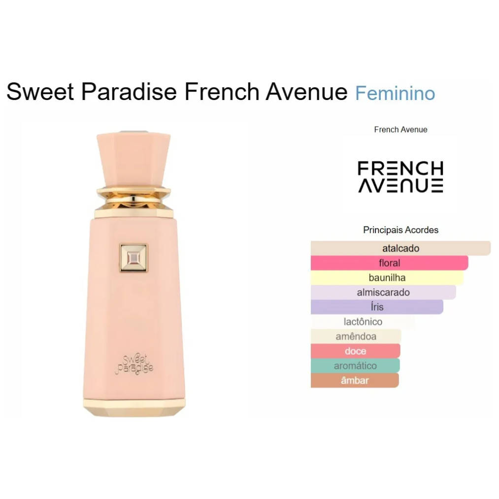Perfume Sweet Paradise French Avenue Eau de Parfum 100ml | Shopee