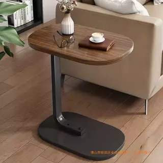 Mesa De Apoio Lateral Para Sofá Cama Notebook Portatil - Base de Ferro e MDF