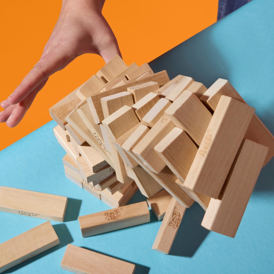 Jogo Jenga Refresh - G1499 | Shopee Brasil