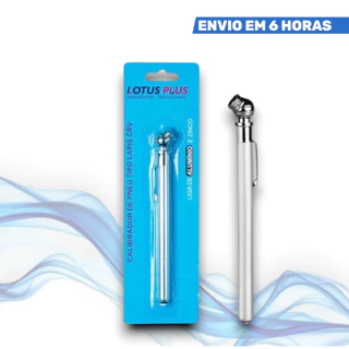 Medidor Calibrador de Pressão 50 Ibs Pneu Moto Carro Bike Tipo Caneta Ar Calibragem em Oferta na Shopee