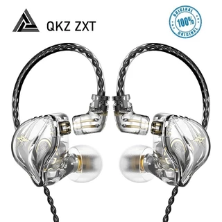 Fone De Ouvido Retorno De Palco Gamer com Cabo Destacável, ORIGINAL QKZ Com MICROFONE Som Pro 3.5mm