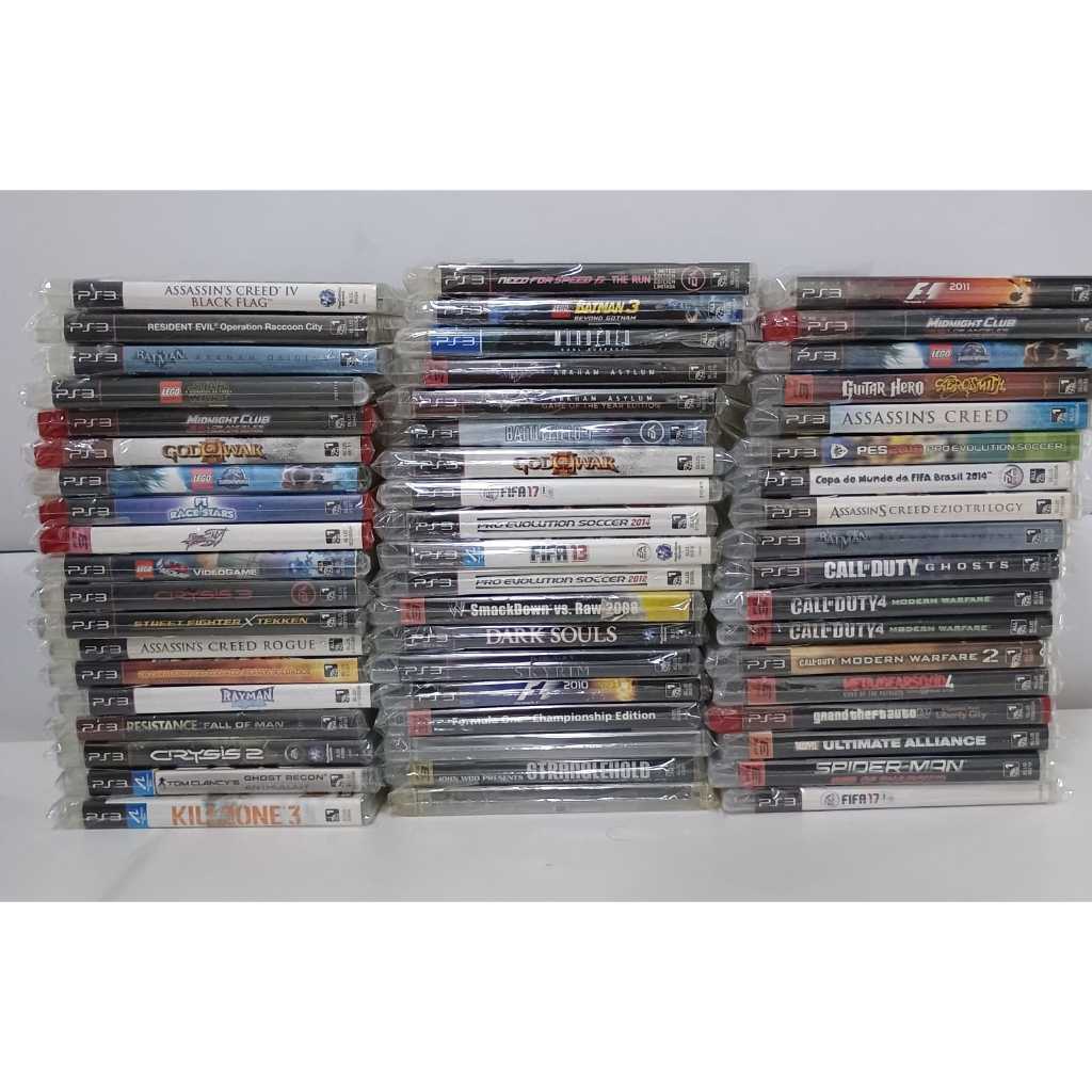 jogos ps3 originais midia física semi novos