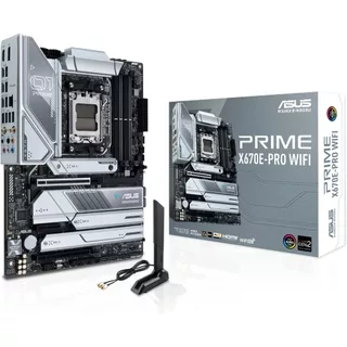 Placa Mãe Asus PRIME X670E-PRO WIFI (AM5 / DDR5 / HDMI/M.2 / USB 3.2 / Wi-Fi/ATX) Novo na Caixa