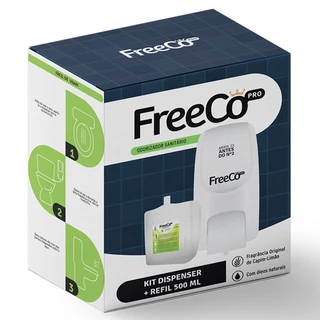 FreeCô Pro Bloqueador de Odores Sanitários Dispenser + Refil em Oferta na Shopee