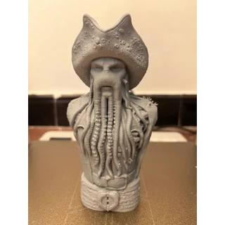 Busto Davy Jones Piratas do Caribe - Impressão 3D - Várias Cores