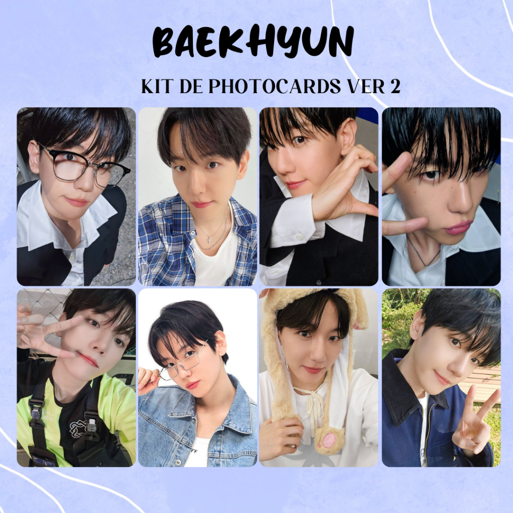 Photocards Baekhyun | Shopee Brasil