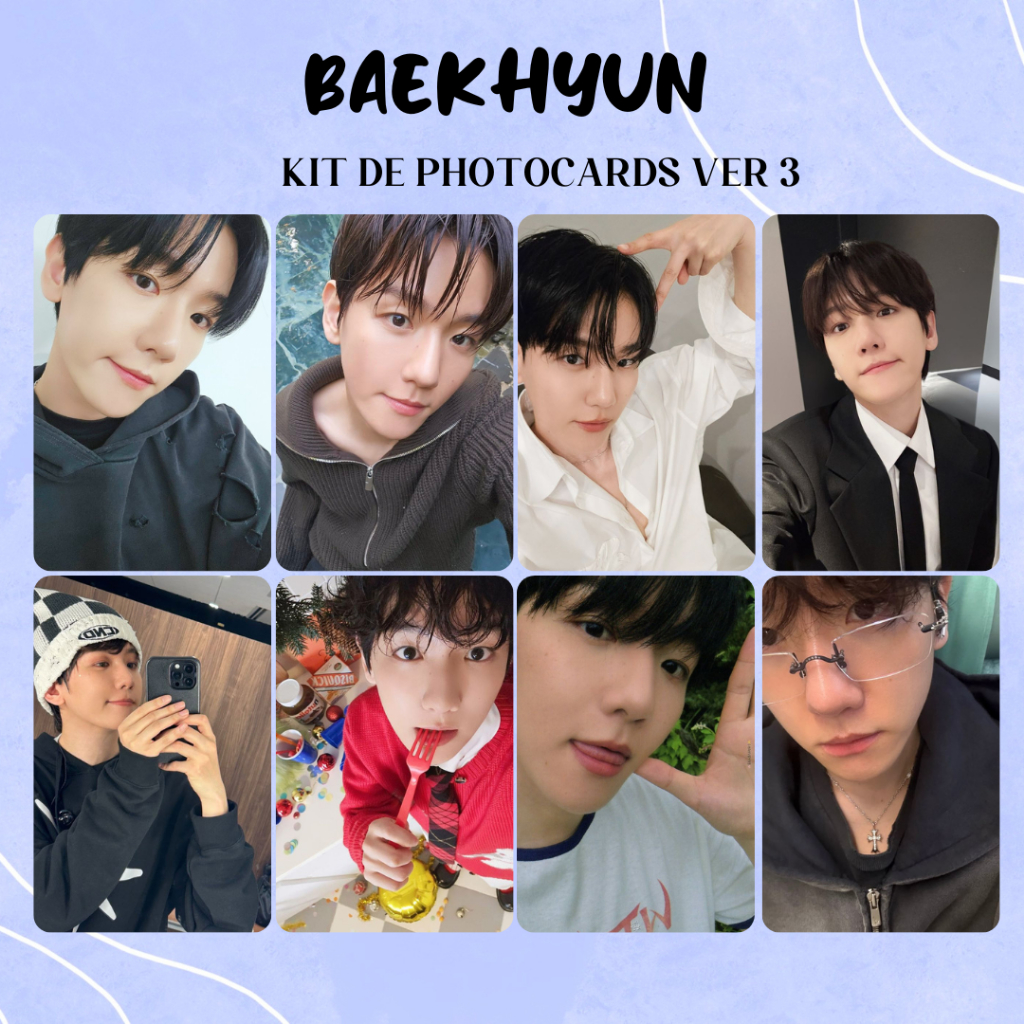 Photocards Baekhyun | Shopee Brasil
