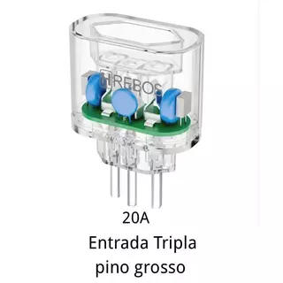 Protetor de Surtos Elétricos HREBOS AD-701 , Tomadas Padrão Brasileiro Alta Potência 20A 3600W