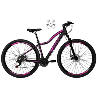 Bicicleta Aro 29 Ksw Mwza Feminina Freio a Disco Hidráulico 21v Alumínio Mountain Bike Garfo Suspensão em Oferta na Shopee