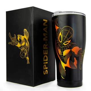 Copo Térmico Marvel Homem-Aranha 900ml Ergonômico Resistente