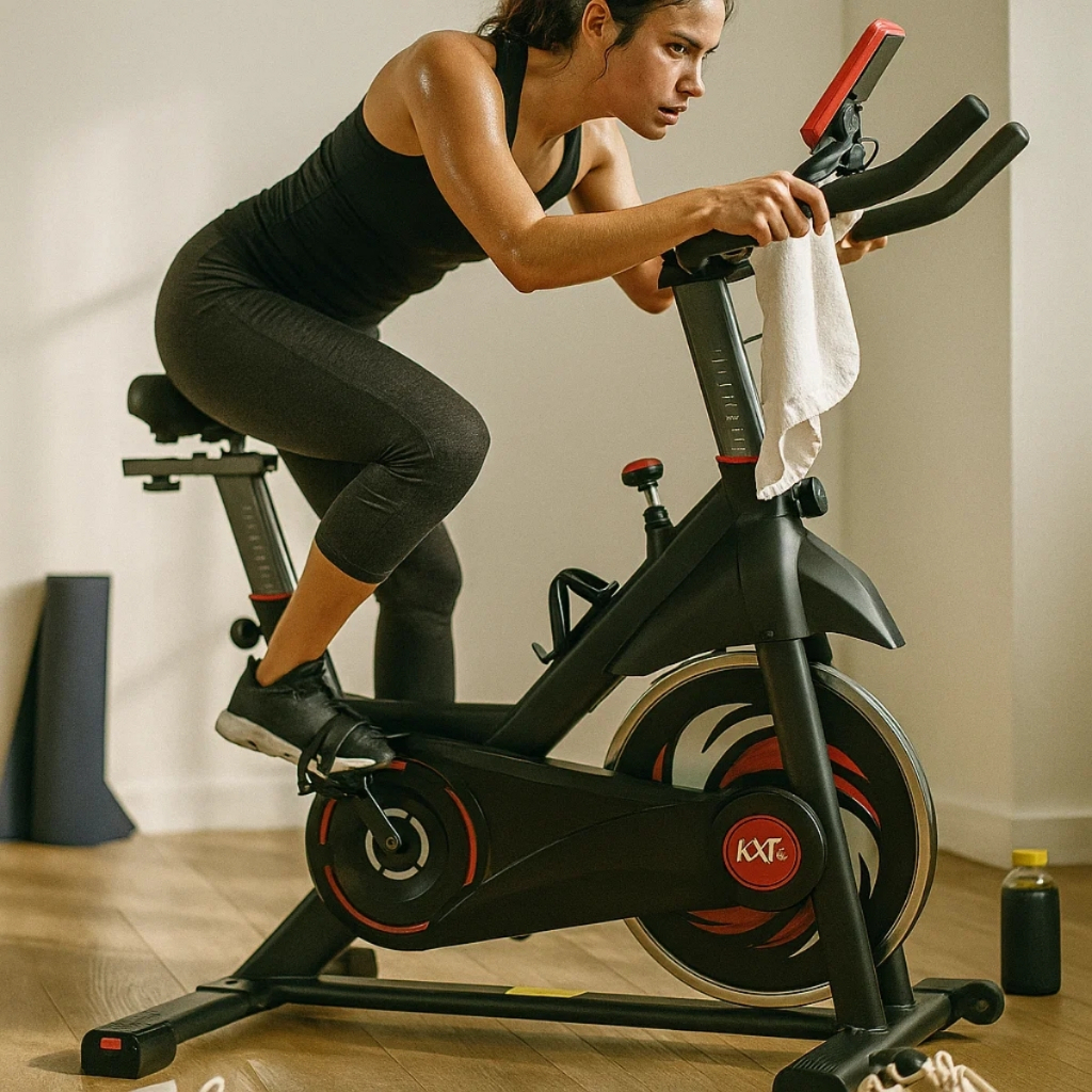 Bicicleta Ergométrica Spinning 12kg Inercia Kxt Fitness | Shopee