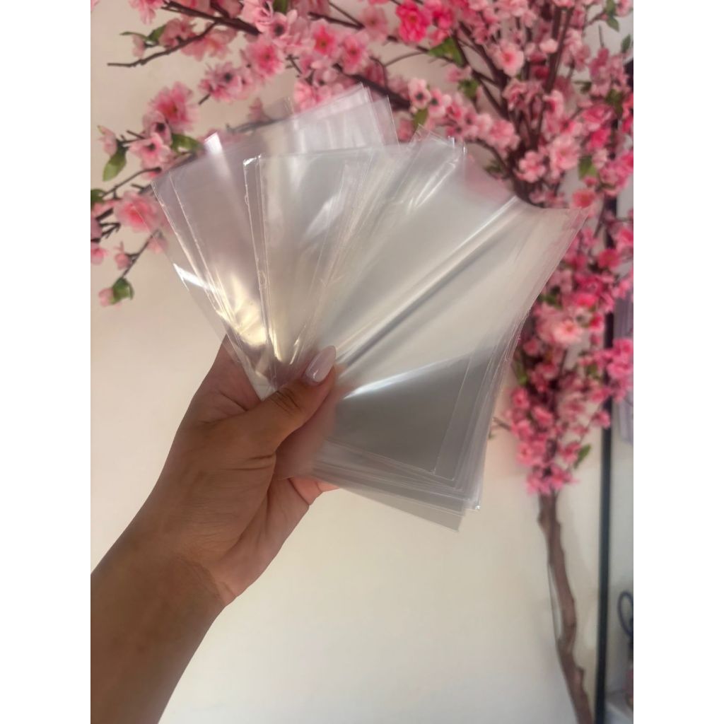 Saco Transparente 10x15 Celofane incolor com 50 unidades | Shopee Brasil
