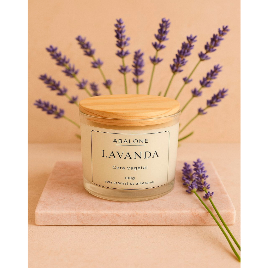 KIT Velas Aromáticas Artesanais - 100% vegetal - Várias fragrâncias ...