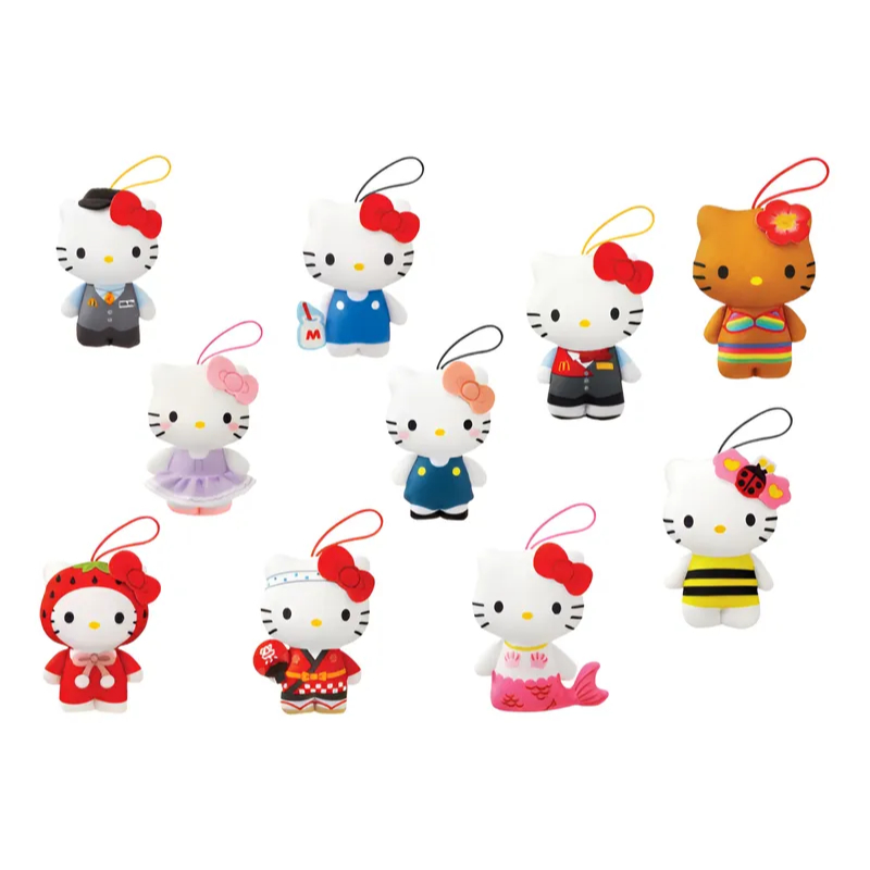 Coleção Completa Pelucia Hello Kitty Mcdonalds Original Lacrado