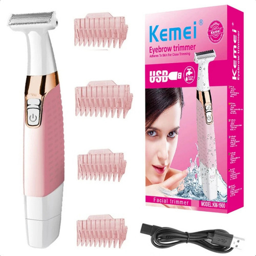 Depilador Eletrico Feminino Aparador De Pelos Intimos Kemei Lavavel ...