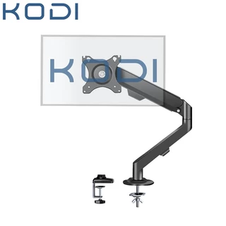 Suporte de Monitor Braço Articulado Ajustável 17-30" Mesa Escritório Gamer com Pistão a Gás VESA U1